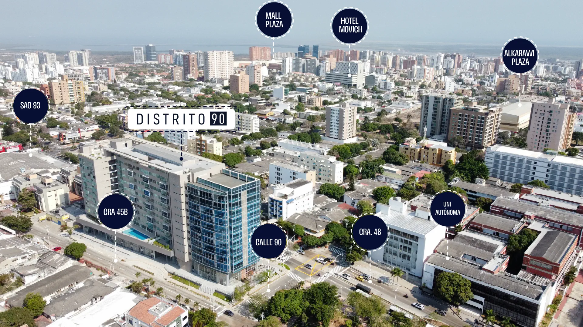 Distrito90-ub-low Plaza comercial ubicación privilegiada